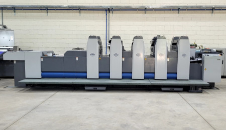 IMPRESSORA OFFSET RYOBI 525 GX, 5-CORES+VERNIZ, SAIDA UV LED, ANO 2013 (POUCO USO, SEMINOVA) ALCOLOR, FORMATO 375 X 520 MM, AUTOPLATE, CONSOLE DE CONTROLES , TINTEIROS E OUTROS, AUTOMATICOS, RODOU APENAS 39 MILHÕES DE IMPRESSÕES,  VALOR R$ 730.000,00
